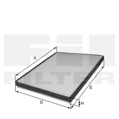 FIL FILTER hc7091 -  Фильтр воздуха в салоне